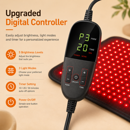 Red Light Therapy Heating Pad