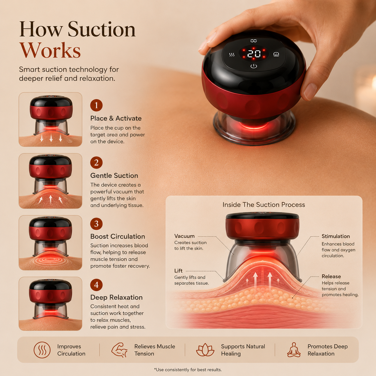 Heated Cupping Massager