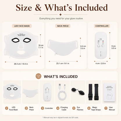 Silicone LED Glow Therapy Mask