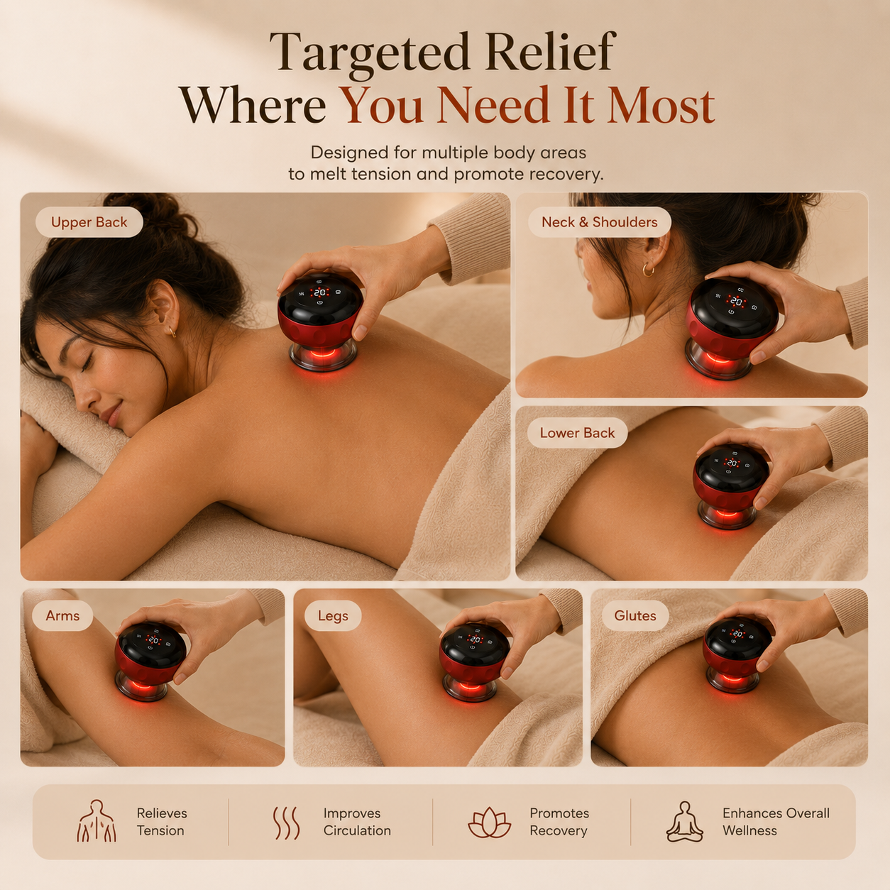 Heated Cupping Massager